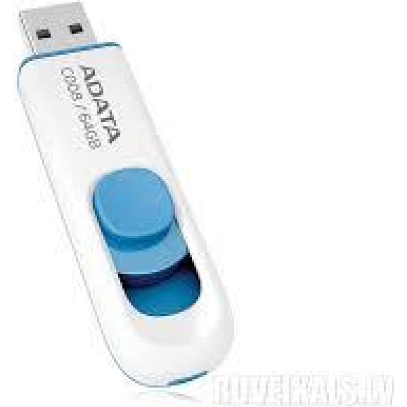 Adata MEMORY DRIVE FLASH USB2 64GB/WH./BLUE AC008-64G-RWE ADATA