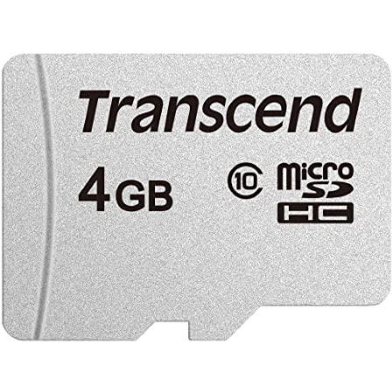 Transcend MEMORY MICRO SDHC 4GB/CLASS10 TS4GUSD300S TRANSCEND