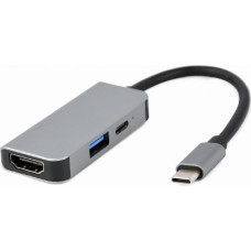 Gembird I/O ADAPTER USB-C TO HDMI/USB3/3IN1 A-CM-COMBO3-02 GEMBIRD