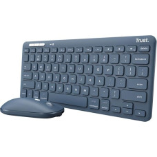 Trust KEYBOARD +MOUSE WRL LYRA/BLUE 24937 TRUST