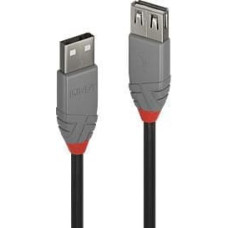 Lindy CABLE USB2 TYPE A 0.5M/ANTHRA 36701 LINDY