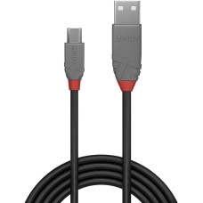 Lindy CABLE USB2 A TO MICRO-B 2M/ANTHRA 36733 LINDY