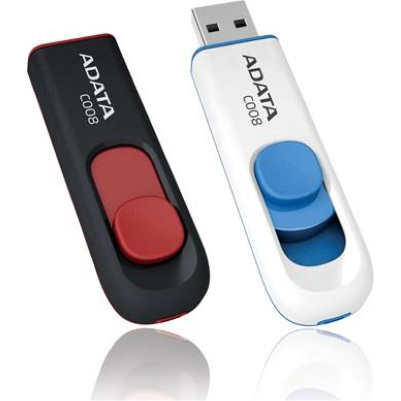 Adata MEMORY DRIVE FLASH USB2 16GB/WH/BLUE AC008-16G-RWE A-DATA