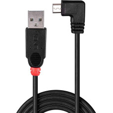 Lindy CABLE USB2 A TO MICRO-B 0.5M/90 DEGREE 31975 LINDY