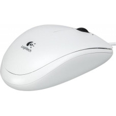 Logitech MOUSE USB OPTICAL B100/WHITE OEM 910-003360 LOGITECH