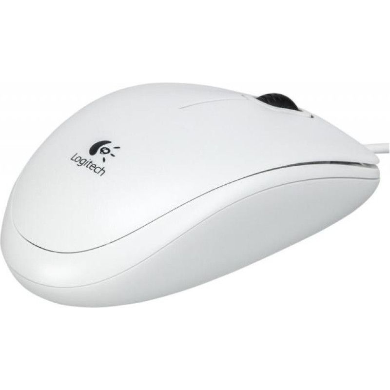 Logitech MOUSE USB OPTICAL B100/WHITE OEM 910-003360 LOGITECH