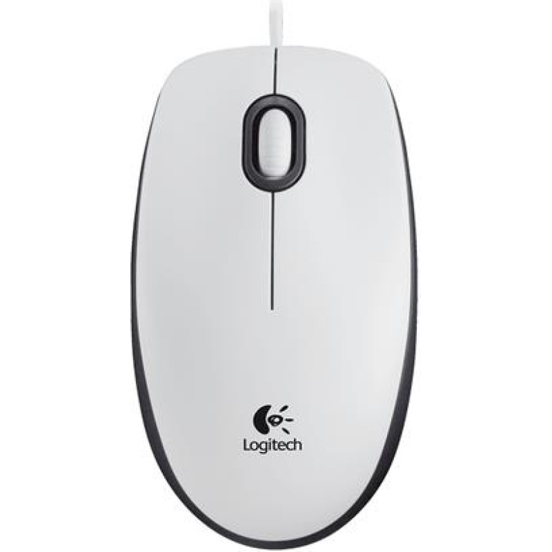 Logitech MOUSE USB OPTICAL M100/WHITE 910-005004 LOGITECH