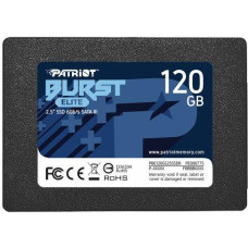 Patriot SSD|PATRIOT|Burst Elite|120GB|SATA 3.0|3D NAND|Write speed 320 MBytes/sec|Read speed 450 MBytes/sec|2,5