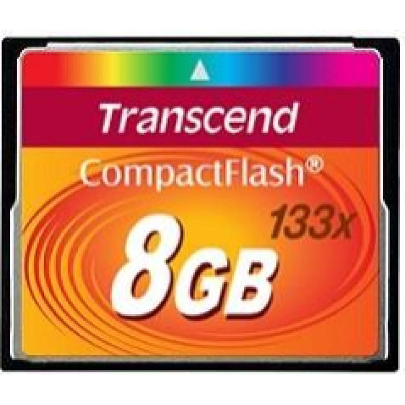 Transcend MEMORY COMPACT FLASH 8GB/133X TS8GCF133 TRANSCEND