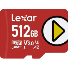 Lexar MEMORY MICRO SDXC 512GB UHS-I/PLAY LMSPLAY512G-BNNNG LEXAR