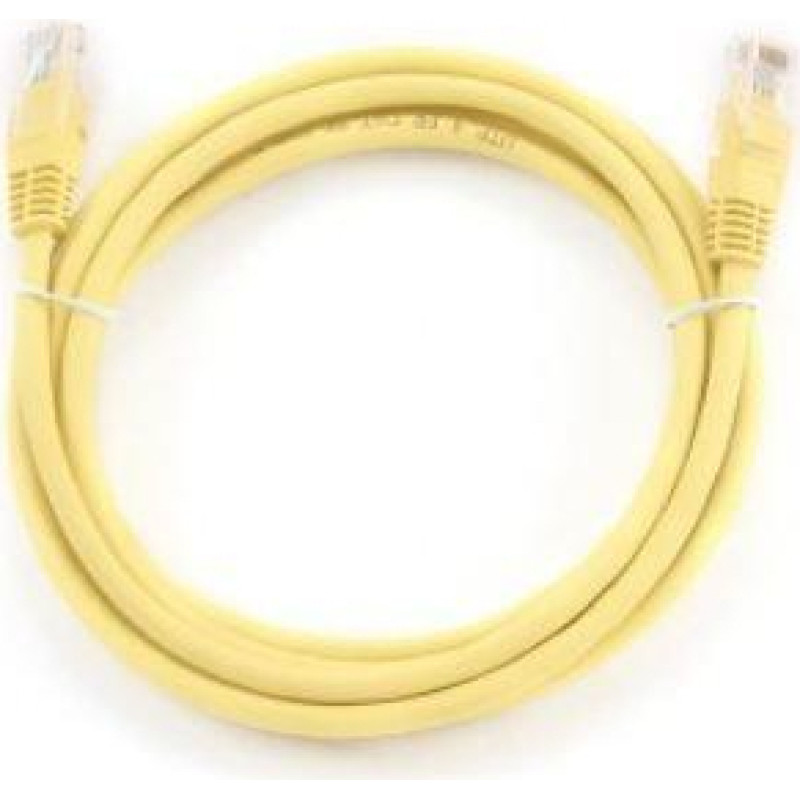 Gembird PATCH CABLE CAT5E UTP 2M/YELLOW PP12-2M/Y GEMBIRD