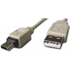 Gembird CABLE USB2 AM-MINI 0.9M WHITE/CC-USB2-AM5P-3 GEMBIRD