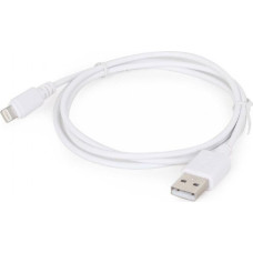 Gembird CABLE LIGHTNING TO USB2 2M/WHT CC-USB2-AMLM-2M-W GEMBIRD