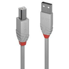 Lindy CABLE USB2 A-B 2M/ANTHRA GREY36683 LINDY