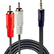 Lindy CABLE AUDIO 2XRCA/3.5MM M/M 2M/35681 LINDY