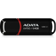 Adata MEMORY DRIVE FLASH USB3.1 64GB/BLACK AUV150-64G-RBK ADATA