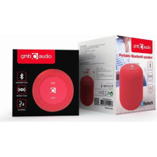 Gembird Portable Speaker|GEMBIRD|Portable/Wireless|1xMicroSD Card Slot|Bluetooth|Red|SPK-BT-15-R