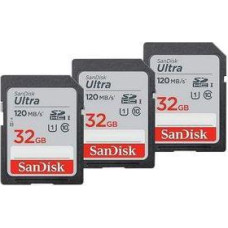 Sandisk By Western Digital MEMORY SDHC 32GB UHS-I/3PC SDSDUN4-032G-GN6IM SANDISK