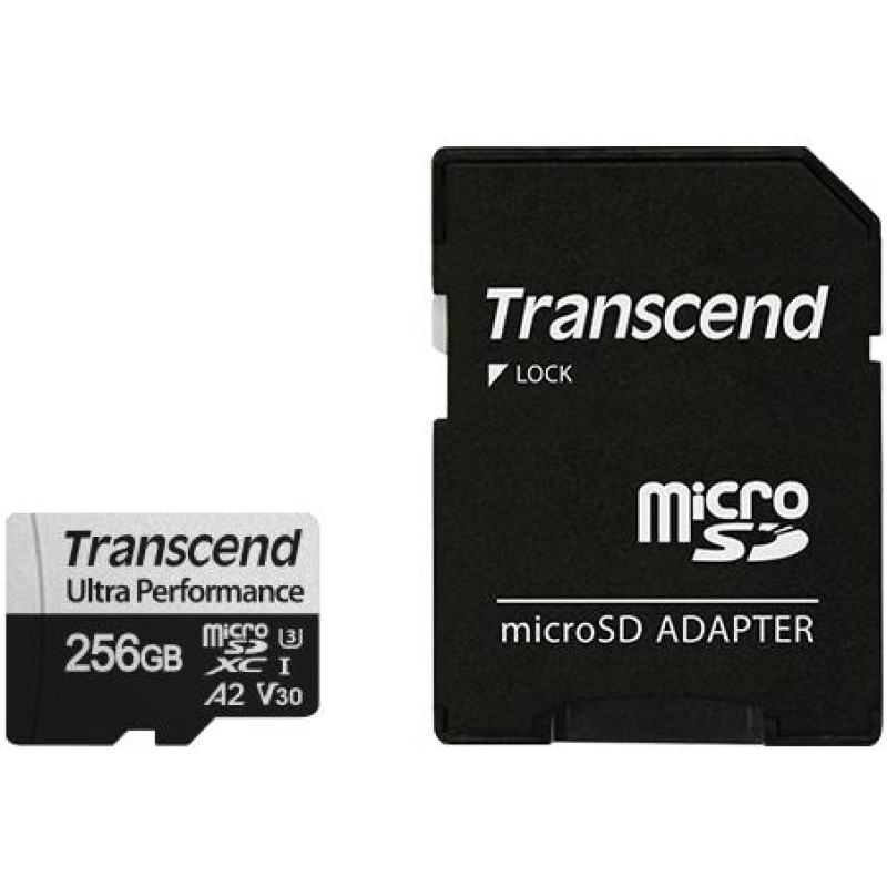 Transcend MEMORY MICRO SDXC 256GB W/A/UHS-I TS256GUSD340S TRANSCEND