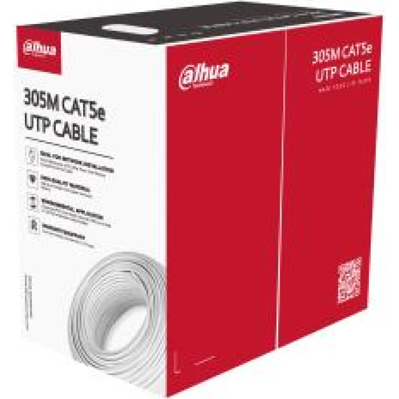 Dahua CABLE CAT5E UTP 305M WHITE/PFM920I-5EU-U DAHUA