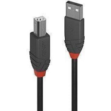 Lindy CABLE USB2 A-B 0.2M/ANTHRA 36670 LINDY