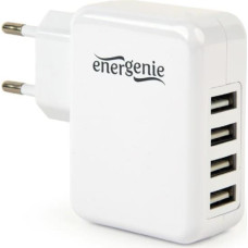 Gembird CHARGER USB UNIVERSAL WHITE/4PORT EG-U4AC-02 GEMBIRD