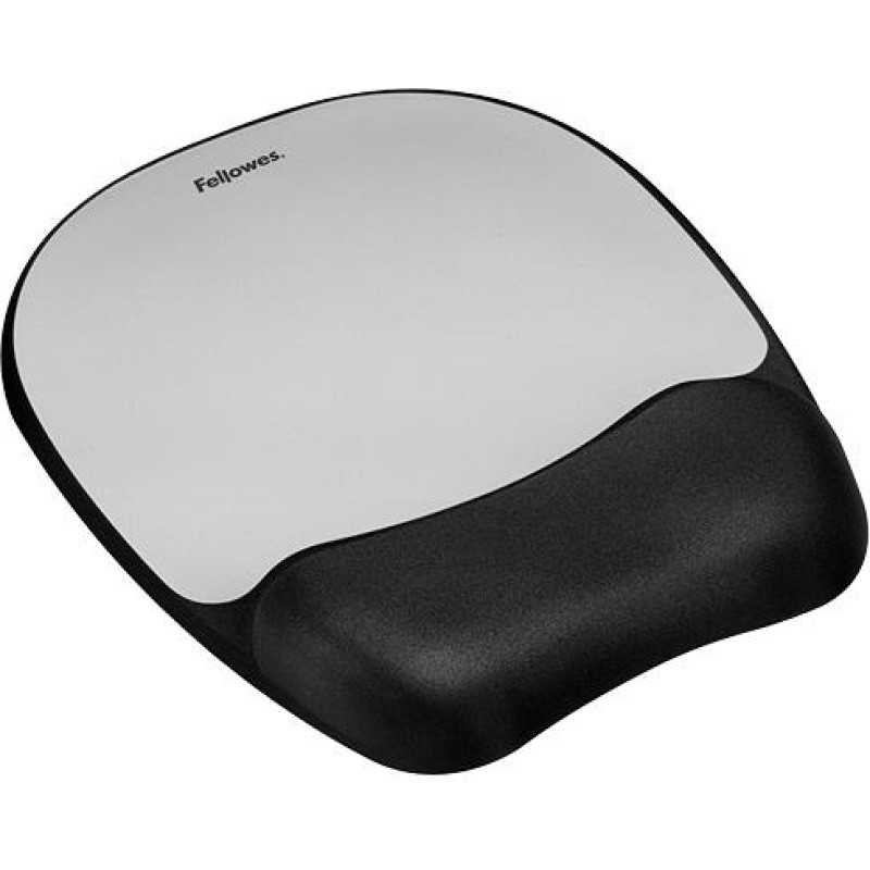 Fellowes MOUSE PAD MEMORY FOAM/SILVER STREAK 9175801 FELLOWES