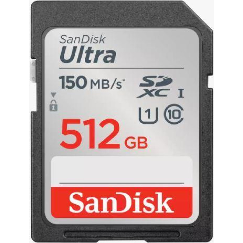 Sandisk By Western Digital MEMORY SDXC 512GB UHS-I/SDSDUNC-512G-GN6IN SANDISK