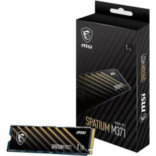 MSI SSD|MSI|SPATIUM M371|1TB|M.2|PCIE|NVMe|3D NAND|Write speed 1700 MBytes/sec|Read speed 2350 MBytes/sec|2.15mm|TBW 210 TB|MTBF 1500000 hours|S78-440L870-P83