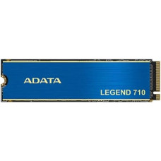 Adata SSD|ADATA|LEGEND 710|512GB|M.2|PCIE|NVMe|3D NAND|Write speed 1000 MBytes/sec|Read speed 2400 MBytes/sec|TBW 130 TB|MTBF 1500000 hours|ALEG-710-512GCS