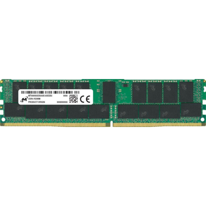 Micron Server Memory Module|MICRON|DDR4|32GB|RDIMM/ECC|3200 MHz|CL 22|1.2 V|MTA36ASF4G72PZ-3G2R