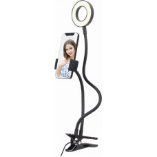 Gembird MOBILE ACC SELFIE RING&HOLDER/LED-RING4-PH-01 GEMBIRD