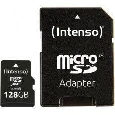 Intenso MEMORY MICRO SDXC 128GB C10/W/ADAPTER 3413491 INTENSO