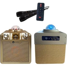 N-Gear Portable Speaker|N-GEAR|DISCO STAR 710G|Gold|Wireless|Bluetooth|DISCOSTAR710G