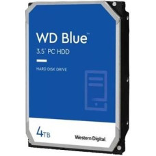 Western Digital HDD|WESTERN DIGITAL|Blue|4TB|SATA|256 MB|5400 rpm|3,5