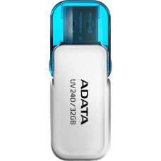 Adata MEMORY DRIVE FLASH USB2 64GB/WHITE AUV240-64G-RWH ADATA