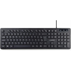 Gembird KEYBOARD MULTIMEDIA USB ENG/BLACK KB-MCH-04 GEMBIRD