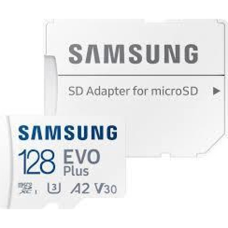 Samsung MEMORY MICRO SDXC EVO+ 128GB/V30 W/A MB-MC128SA/EU SAMSUNG