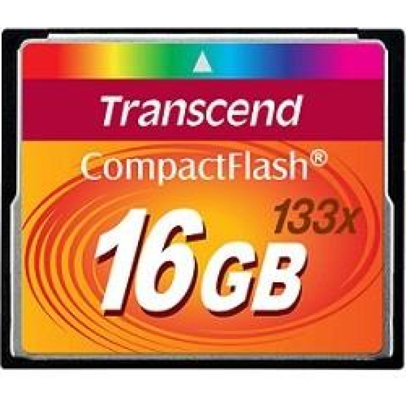 Transcend MEMORY COMPACT FLASH 16GB/133X TS16GCF133 TRANSCEND