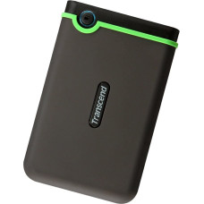 Transcend External HDD|TRANSCEND|StoreJet|1TB|USB 3.0|Colour Green|TS1TSJ25M3S