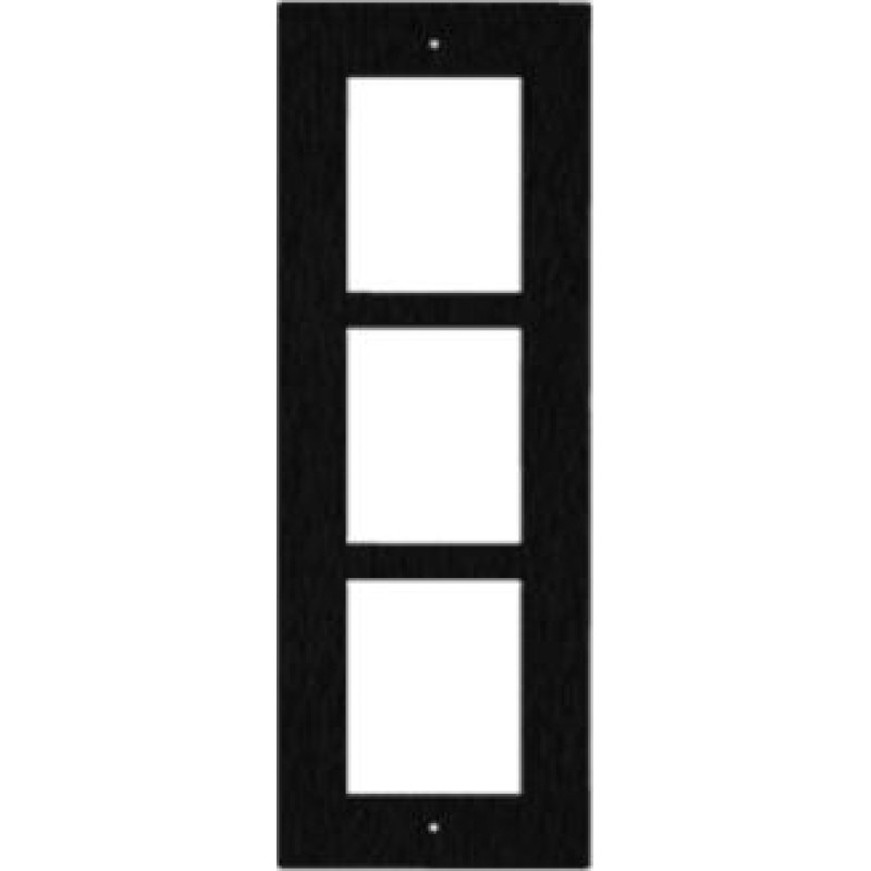 2N ENTRY PANEL 3MOD. FLUSH FRAME/BLACK/ IP VERSO 9155013B 2N