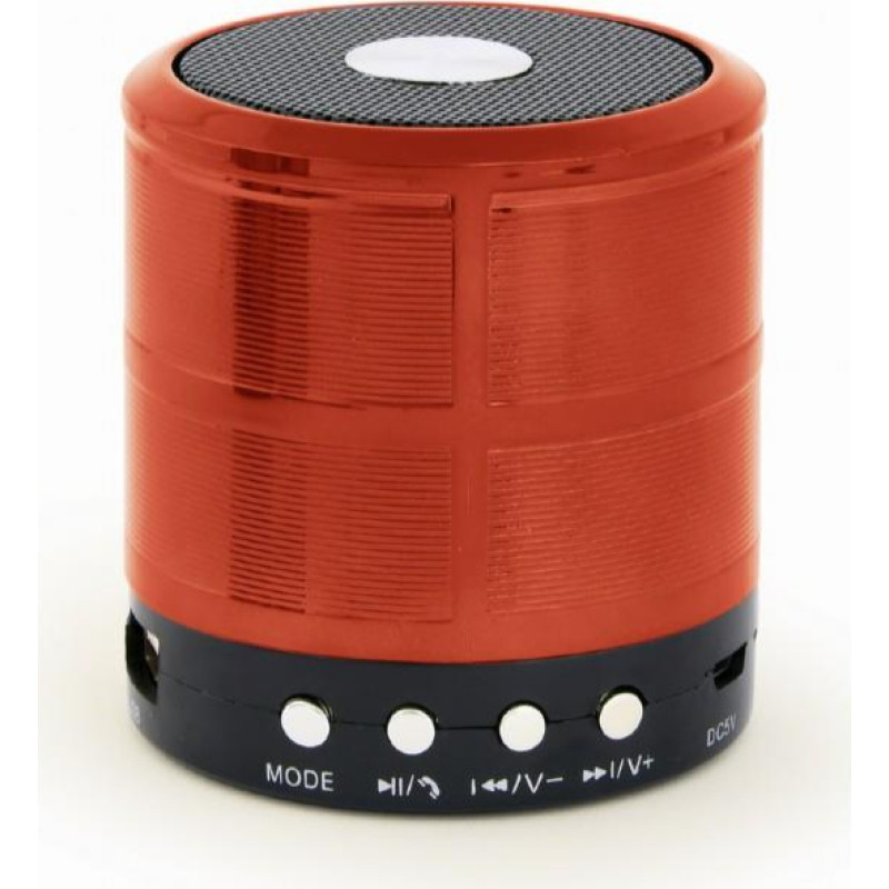 Gembird Portable Speaker|GEMBIRD|Red|Portable/Wireless|1xMicro-USB|1xStereo jack 3.5mm|1xMicroSD Card Slot|Bluetooth|SPK-BT-08-R