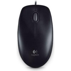 Logitech MOUSE USB OPTICAL B100/BLACK OEM 910-003357 LOGITECH