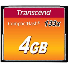 Transcend MEMORY COMPACT FLASH 4GB/SLC TS4GCF133 TRANSCEND