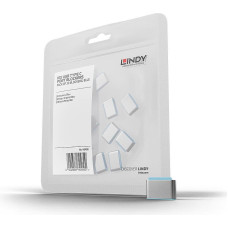 Lindy USB PORT TYPE-C BLOCKER 10PACK/BLUE 40466 LINDY