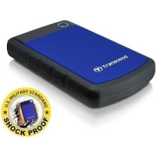 Transcend External HDD|TRANSCEND|StoreJet|1TB|USB 3.0|Colour Blue|TS1TSJ25H3B