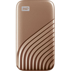 Western Digital External SSD|WESTERN DIGITAL|My Passport|500GB|USB-C|USB 3.2|Write speed 1000 MBytes/sec|Read speed 1050 MBytes/sec|WDBAGF5000AGD-WESN