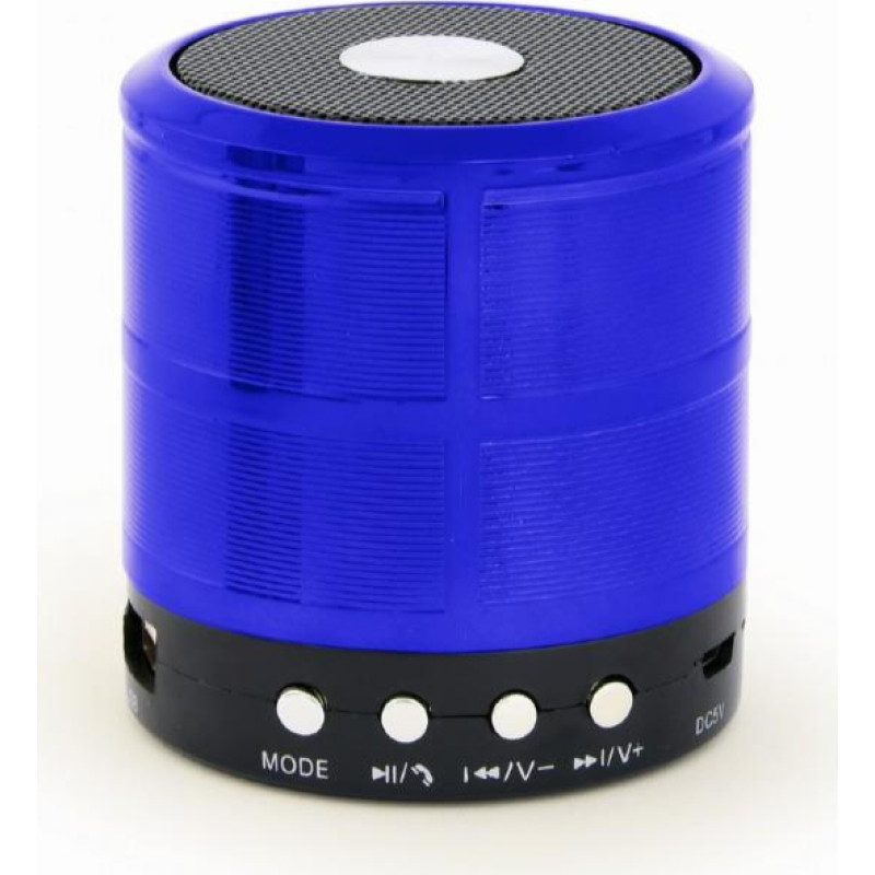 Gembird Portable Speaker|GEMBIRD|Blue|Portable/Wireless|1xMicro-USB|1xStereo jack 3.5mm|1xMicroSD Card Slot|Bluetooth|SPK-BT-08-B