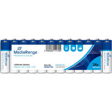 Mediarange BATTERY ALKALINE AA 1.5V/24PCS MRBAT106 MEDIARANGE