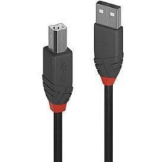 Lindy CABLE USB2 A-B 7.5M/ANTHRA 36676 LINDY